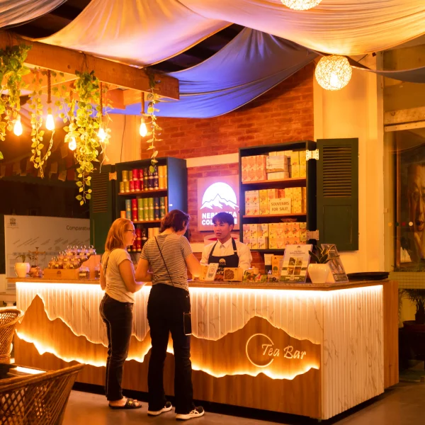 Tea Bar at Kathmandu guest house